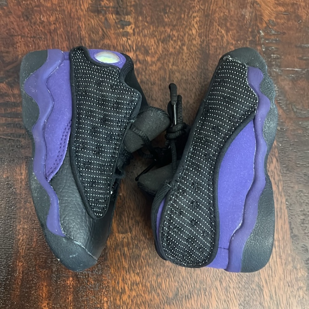 Jordan 13 retro (TD) black/court purple-white - Picture 3 of 7